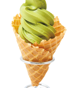 Soft serve (Matcha)(270-320 Cal.)